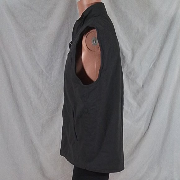 Men's The American Sportsman Solid Sherpa Lined Twill Vest - Raven - Large - NWT - Picture 4 of 5